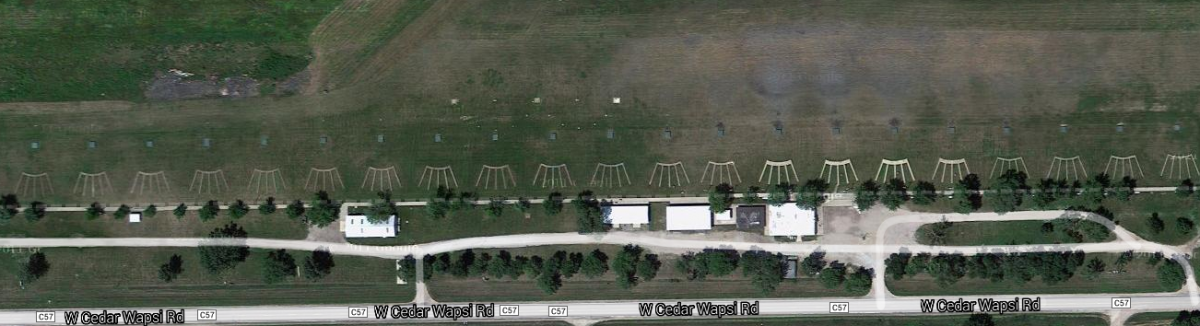Cedar Falls Gun Club aerial view